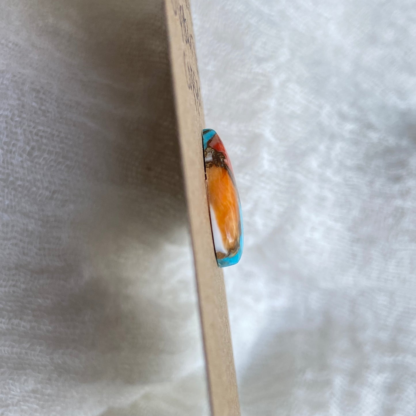 Turquoise, Oystershell, Copper Cabochon - TOC54