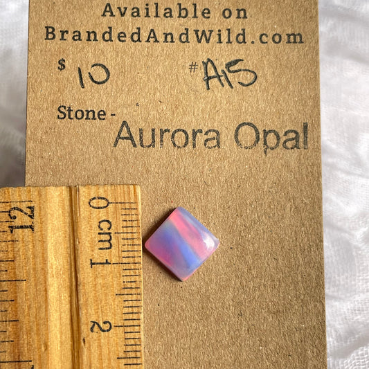 Aurora Opal Cabochon - A15 9FB62259-B0D8-4419-83CD-B95230174C83 Brandedandwild.com