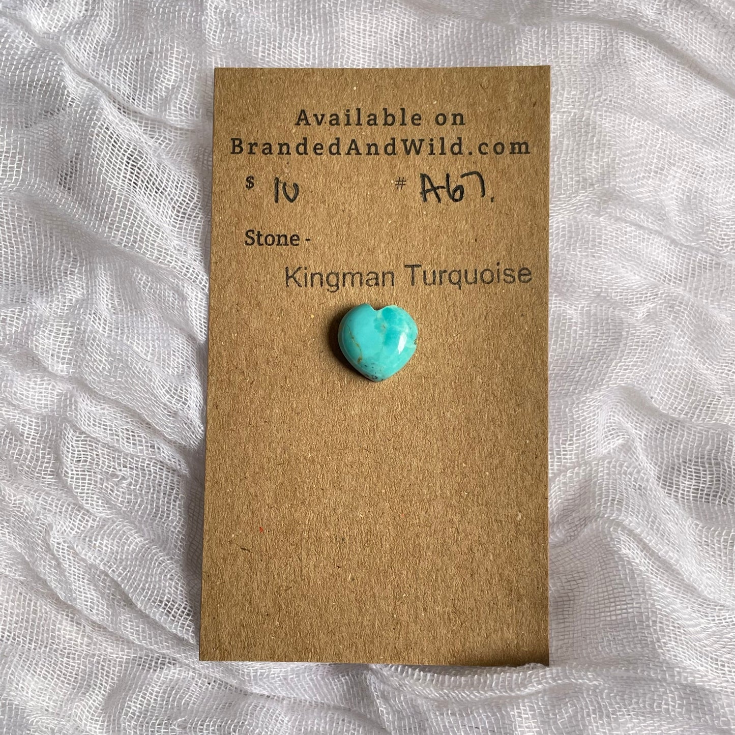 Kingman Turquoise Cabochon - KT67 9FC386CE-66A9-49B2-89E2-2BF618638F13 Brandedandwild.com
