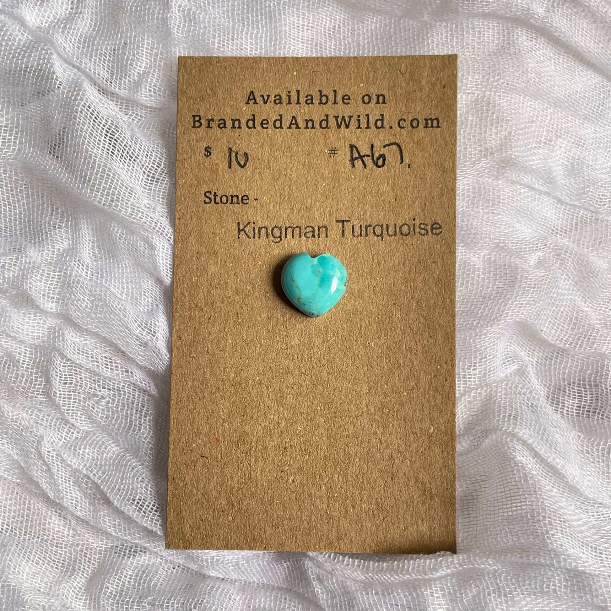 Kingman Turquoise Cabochon - KT67 9FC386CE-66A9-49B2-89E2-2BF618638F13 Brandedandwild.com