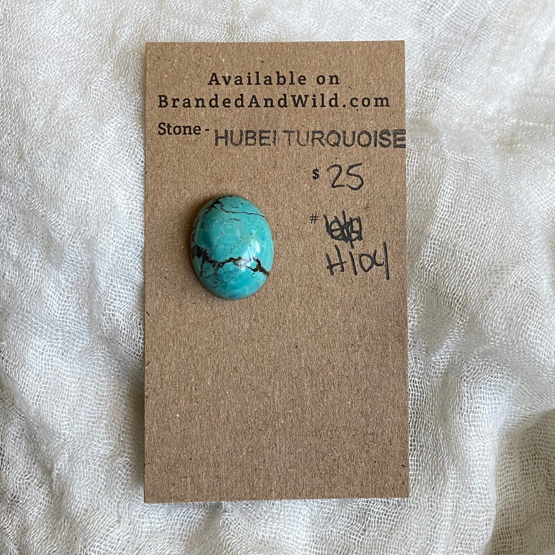Hubei Turquoise Cabochon - H104 9FCE83C3-9122-463A-8AAE-4A41C705323D Brandedandwild.com