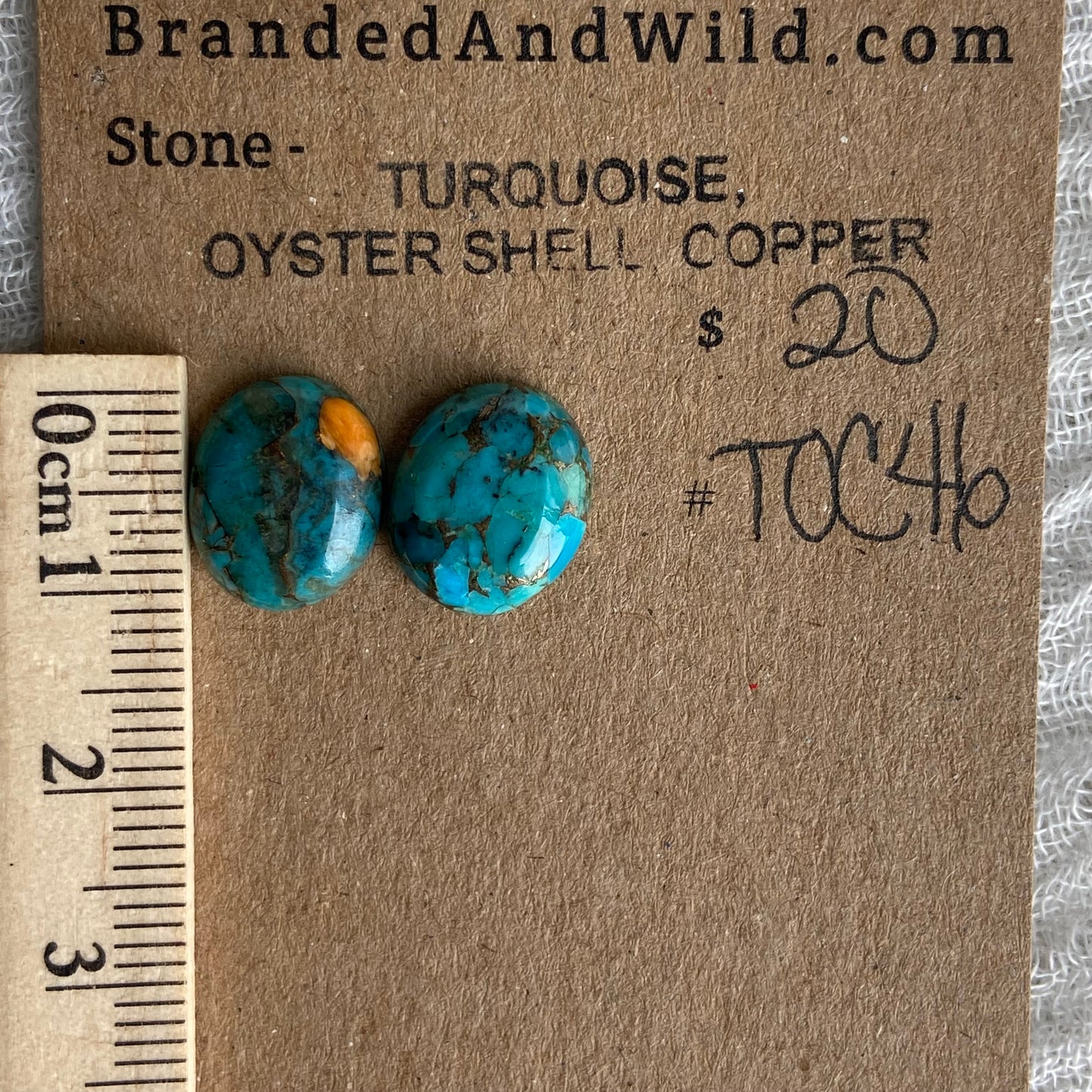 Turquoise, Oyster Shell, Copper - TOC46