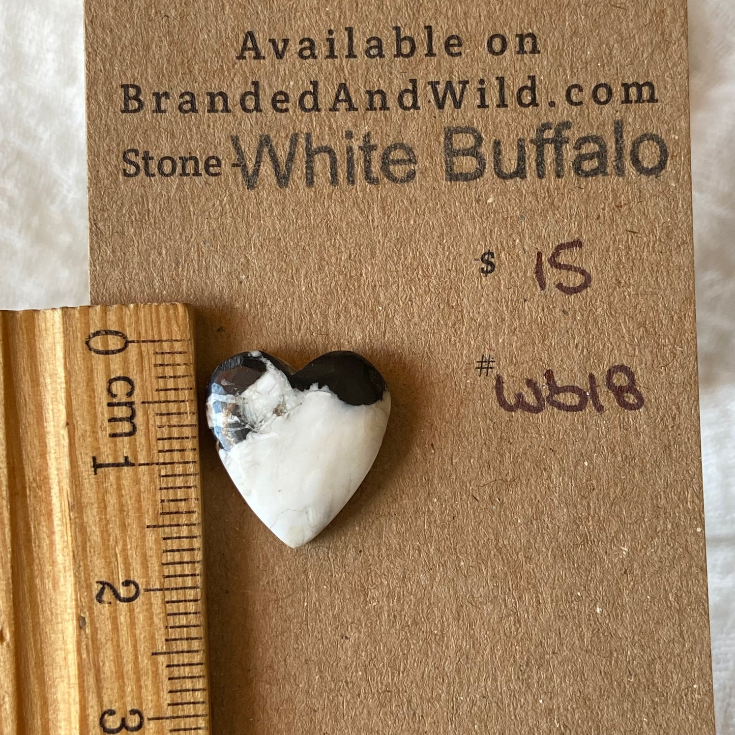 White Buffalo Cabochon - WB18