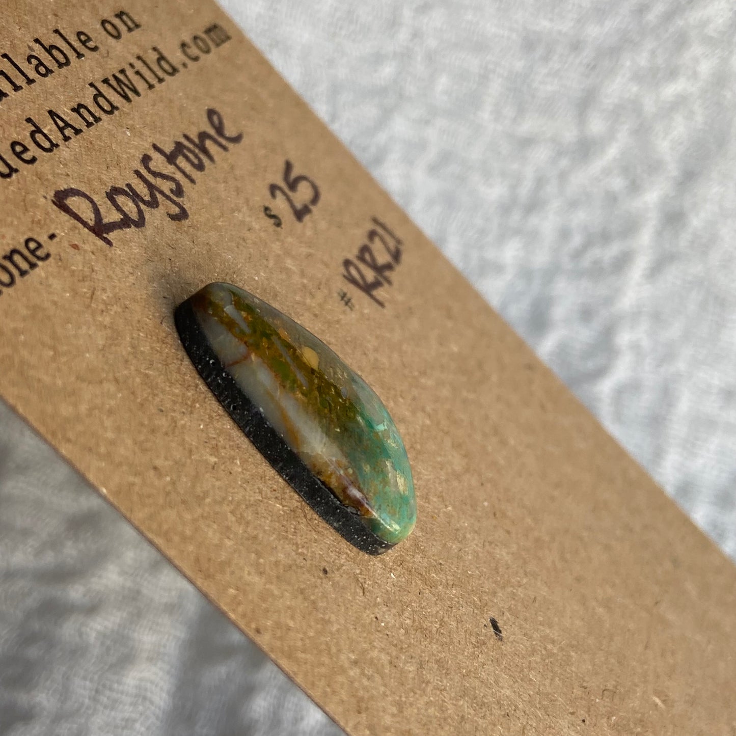 Royston Ribbon Turquoise Cabochon RR21
