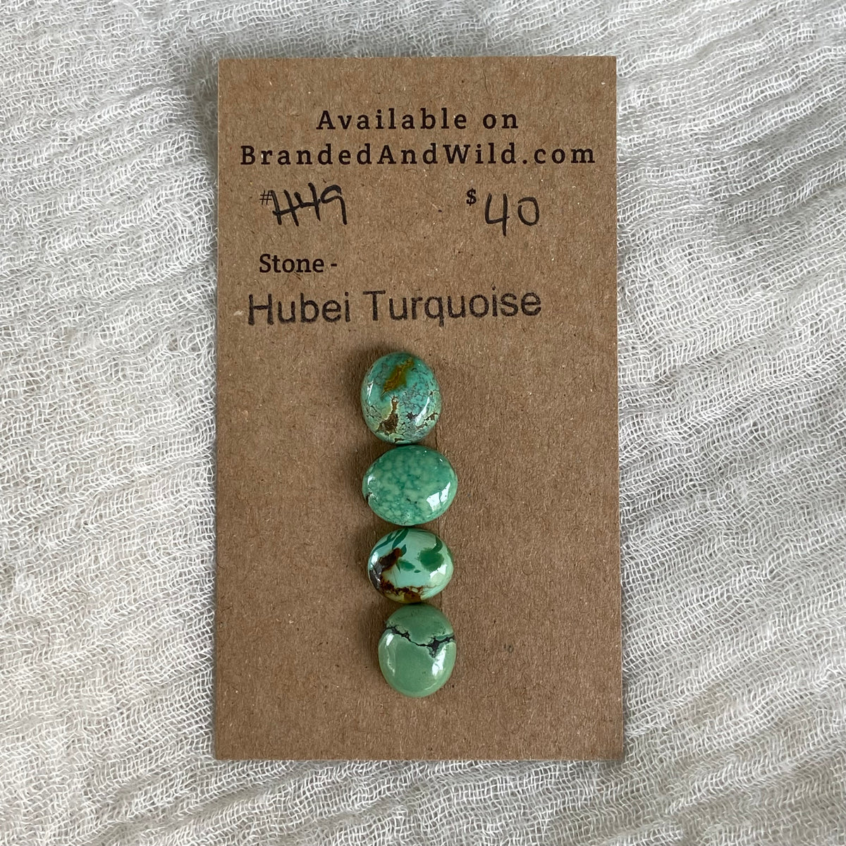 Hubei Turquoise Cabochon - H49