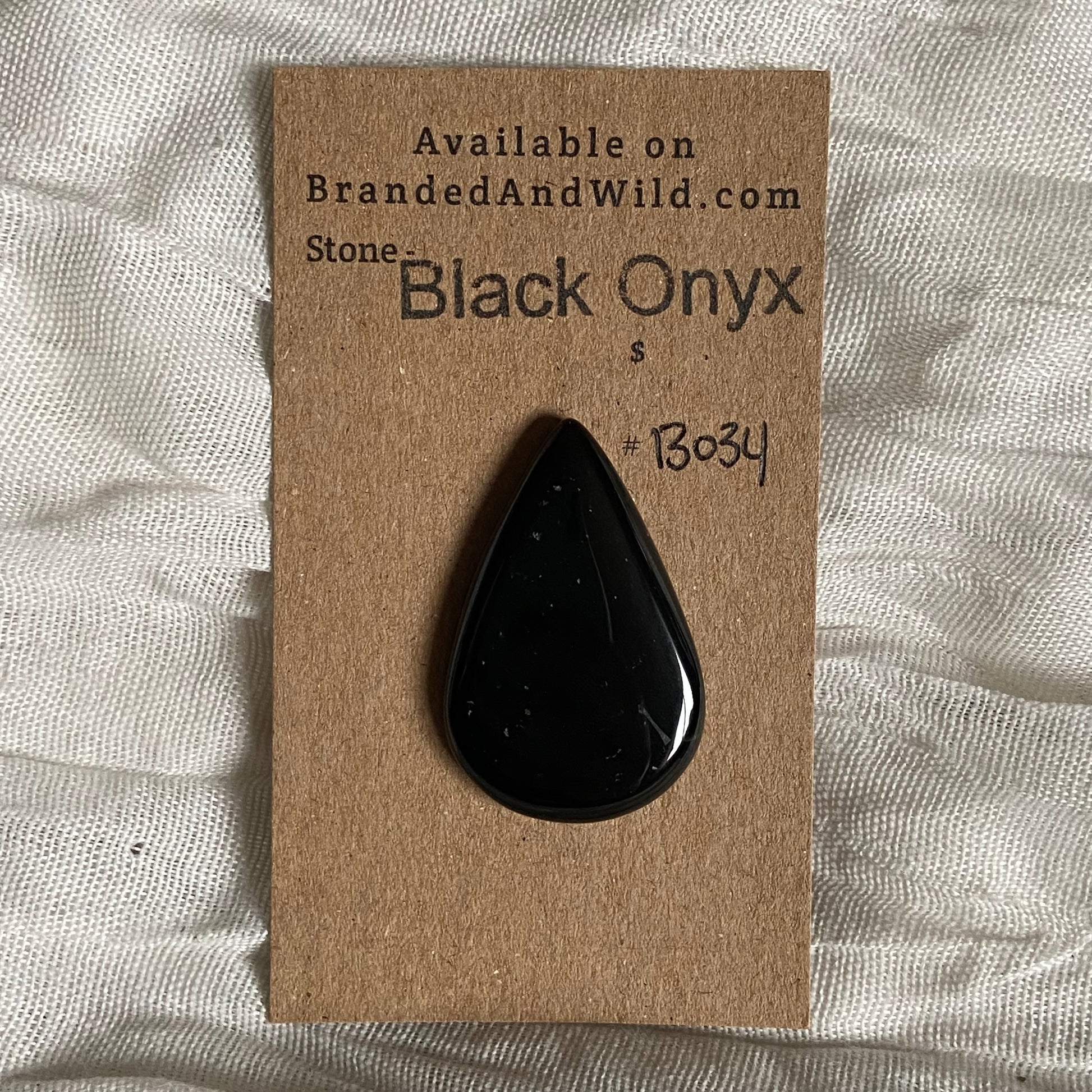 Black Onyx - Cabochon - B034 A024DEC9-BCEB-4B6F-8412-E916D9A23AE0 Brandedandwild.com