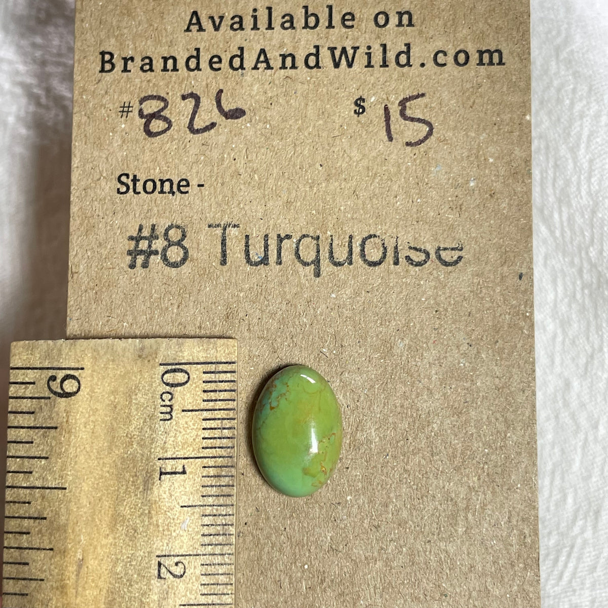 #8 Turquoise Cabochon - #826 A027E724-56C1-4666-8013-7326371B9BDC Brandedandwild.com