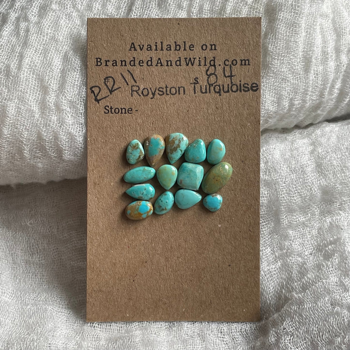 Royston Turquoise Cabochon - RR11 A02C3D50-46AD-42CA-AC00-12050EF4E396 Brandedandwild.com
