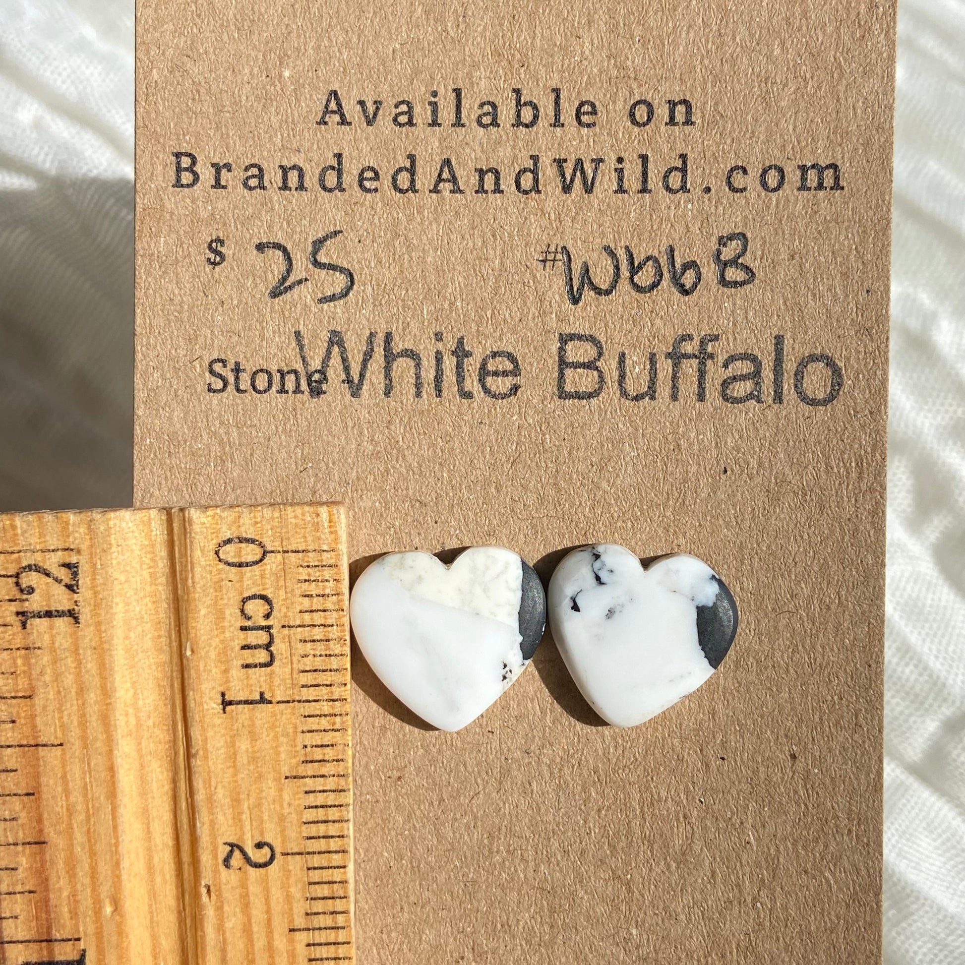 White Buffalo Cabochon - WB68 A051007D-7B95-4033-951C-F6EAF981BC5C Brandedandwild.com