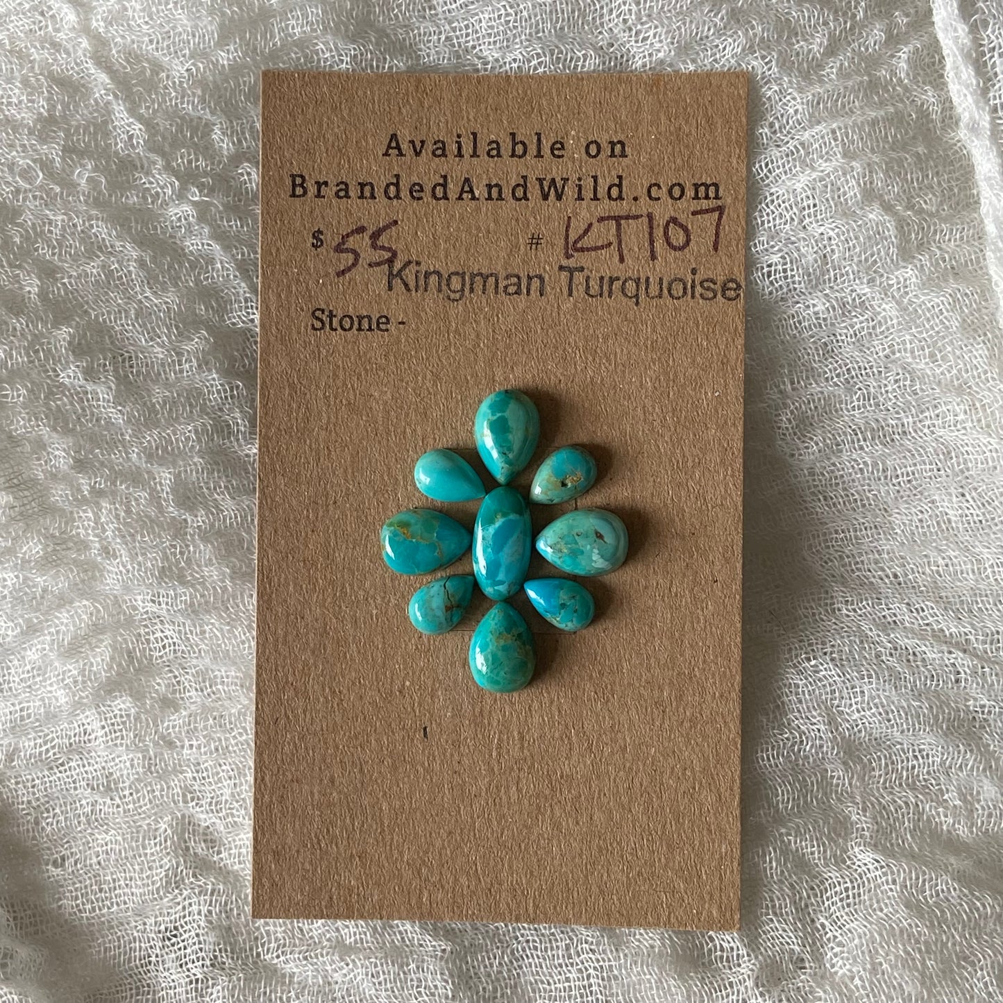 Kingman Turquoise Cabochon - KT107