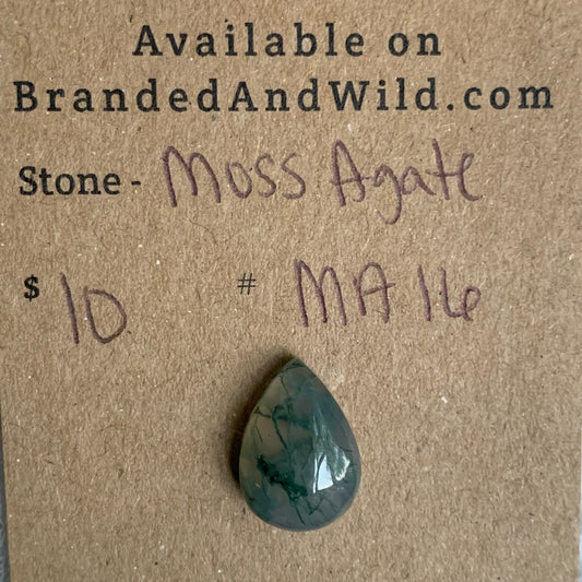 Moss Agate Cabochon- MA16