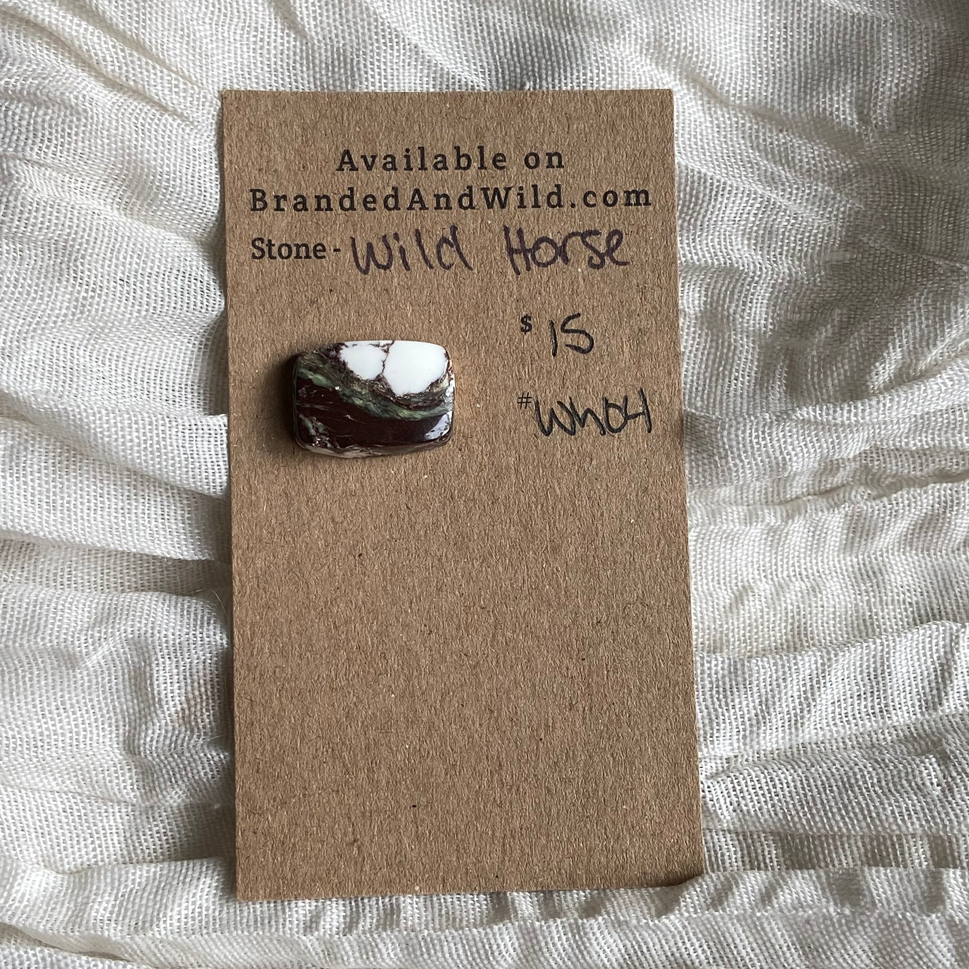 Wild Horse Cabochon - WH04 A0B4775B-A862-47D9-B928-8E7F67791161 Brandedandwild.com