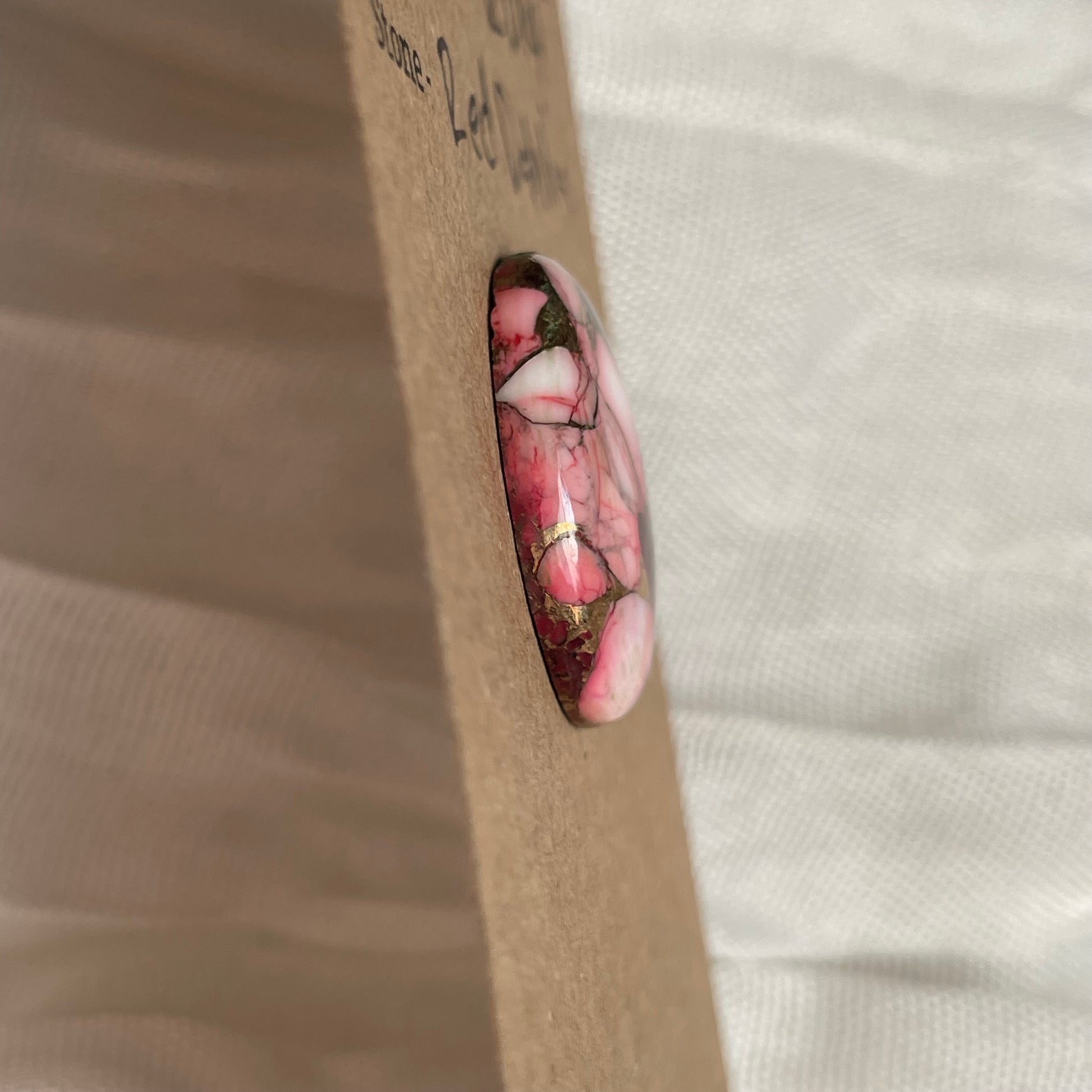 Red Dahlia Cabochon - RD14 A0BB32D0-6C15-47C8-83FB-940275E8C3A4 Brandedandwild.com