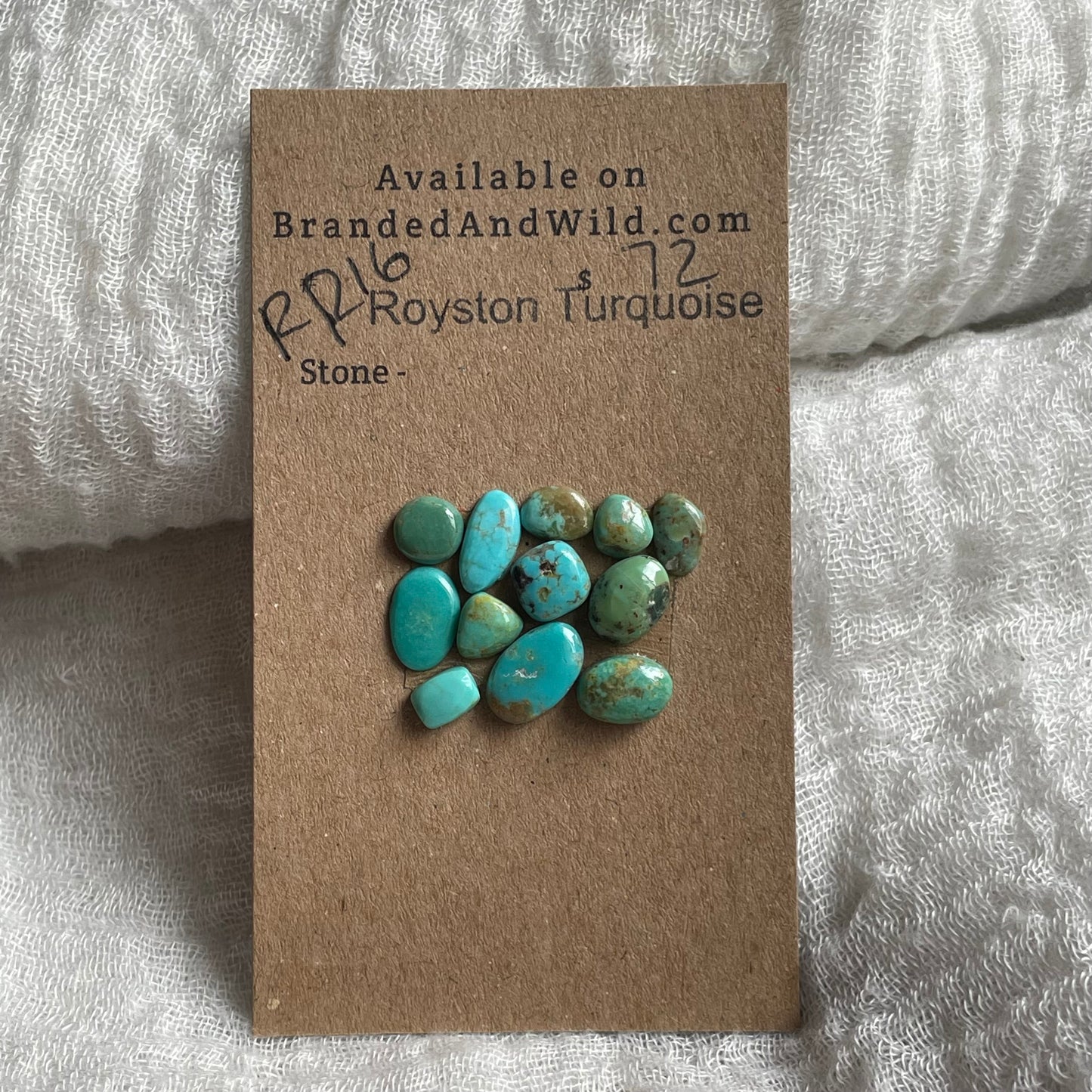Royston Turquoise Cabochon - RR16 A0C42377-8AA2-4E79-9C71-5FCCD8F76E85 Brandedandwild.com