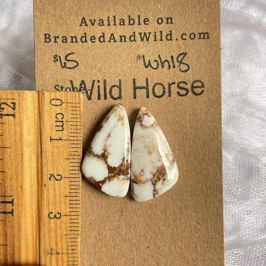 Wild Horse Cabochon - WH18 A0DB2AC0-B659-4207-8BDA-9CE08E77B122 Brandedandwild.com