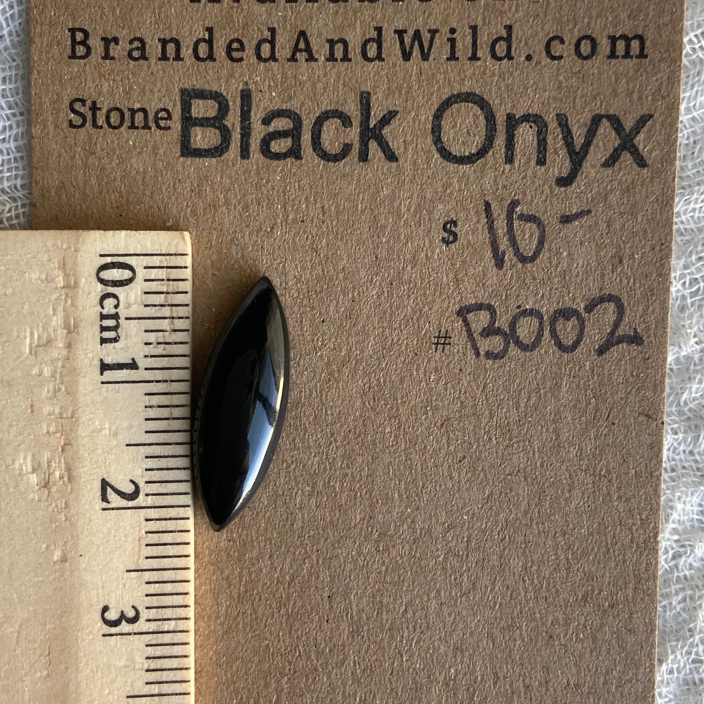 Black Onyx - Cabochon - BO02
