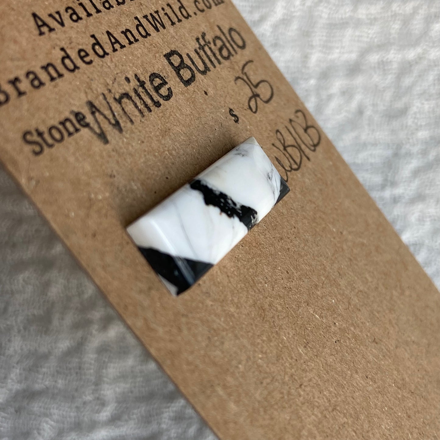 White Buffalo Cabochon - WB103