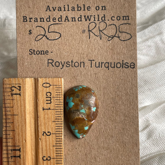 Royston Ribbon Turquoise Cabochon RR25 A119F96B-A502-4BA1-8F5B-A2AA0E664DE8 Brandedandwild.com