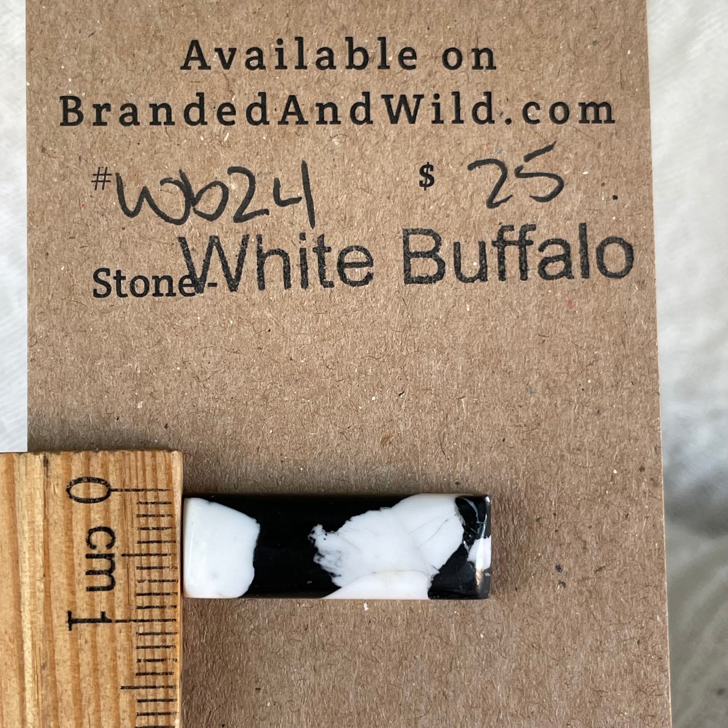 White Buffalo Cabochon - WB24