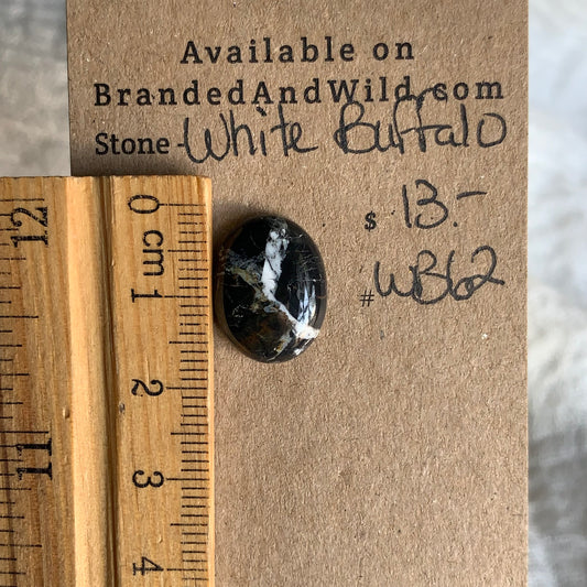 White Buffalo Cabochon - WB62
