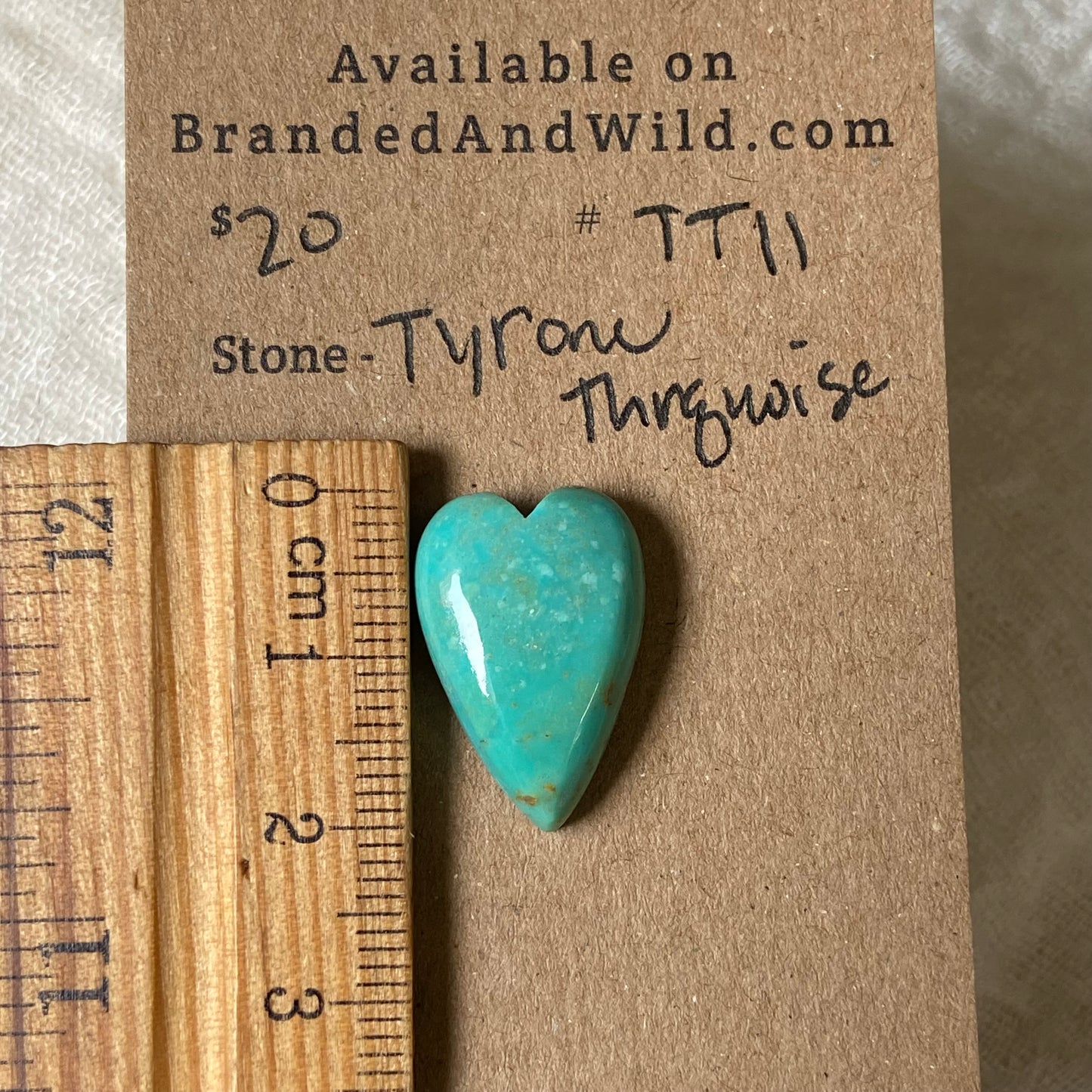 Tyrone Turquoise Cabochon - TT11 A17A2530-BF51-41D9-B09A-DF3232A0BD35 Brandedandwild.com