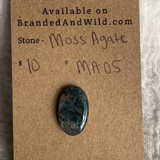 Moss Agate Cabochon- MA05