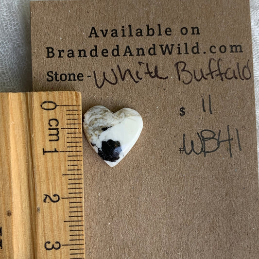 White Buffalo Cabochon - WB41