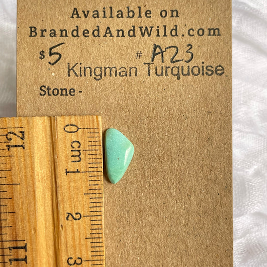 Kingman Turquoise Cabochon - KT23 A1B3227A-0E4E-4DC2-AB87-75AFA7F5675B Brandedandwild.com