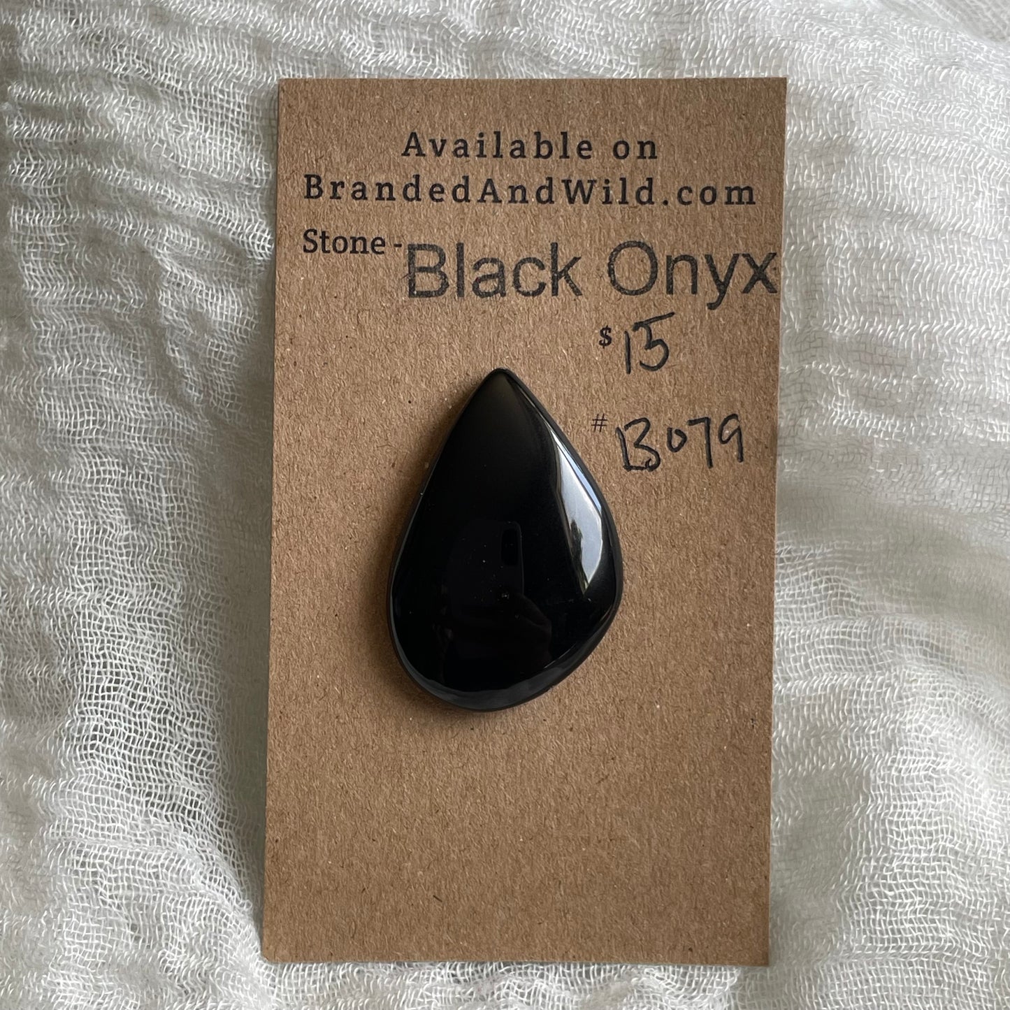 Black Onyx - Cabochon - BO79