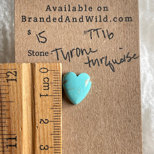 Tyrone Turquoise Cabochon - TT16 A1F7A808-8A4D-4618-89D1-958893DCF1A0 Brandedandwild.com