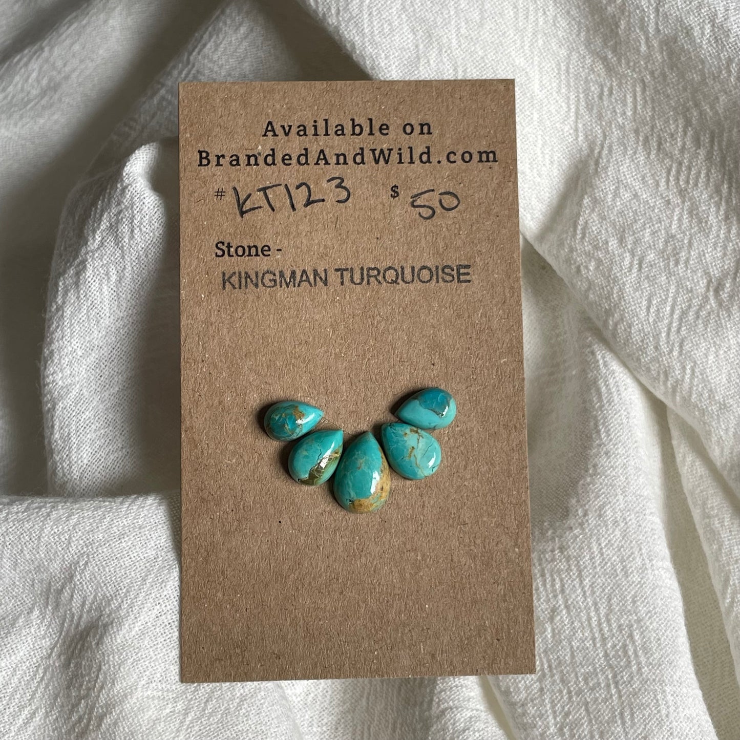 Kingman Turquoise Cabochon - KT123