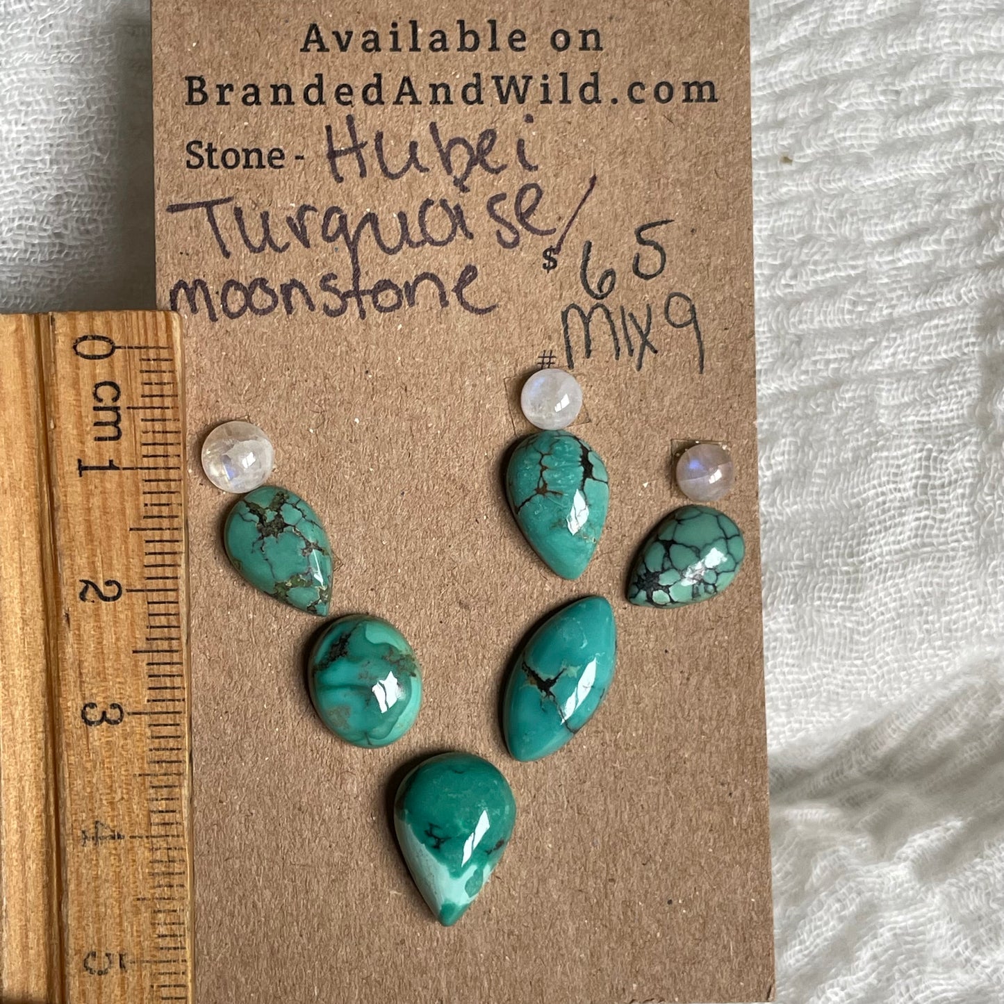 Mother of Pearl / Kingman Cabochon - MIX9