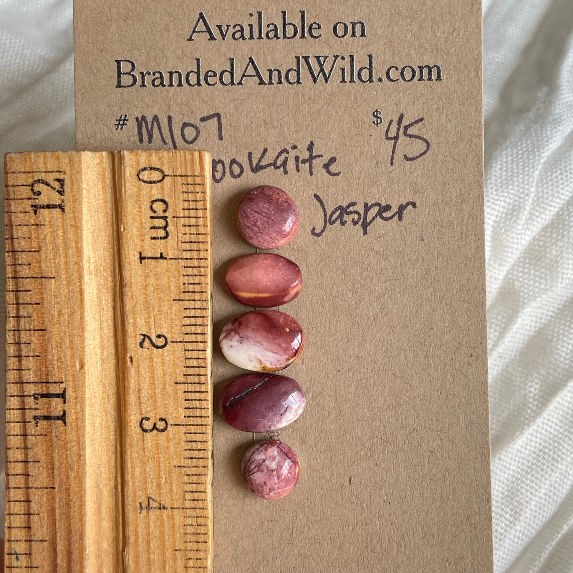 Mookaite Jasper Cabochon - MJ07 A23BB490-9DAB-4E71-83FD-A598BB9AD034 Brandedandwild.com