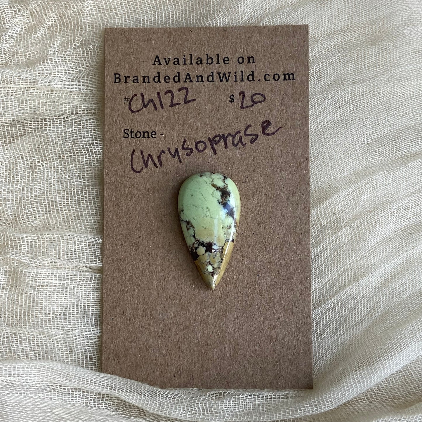Chrysoprase Cabochon - Ch122