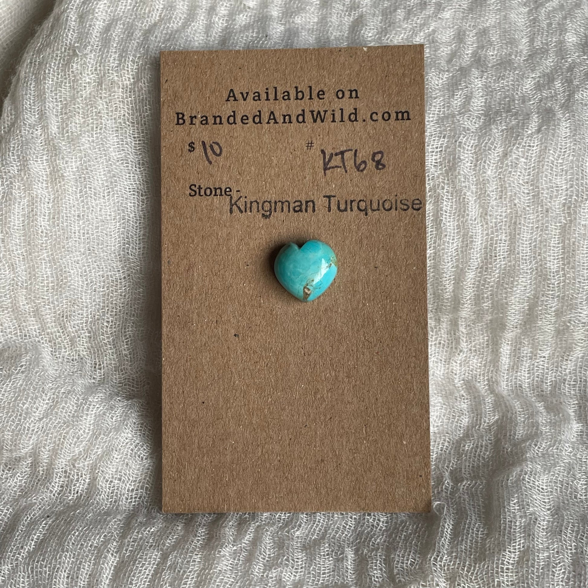 Kingman Turquoise Cabochon - KT68 A26A6583-4D9F-46BA-AEFE-A7B5E7FC20EB Brandedandwild.com