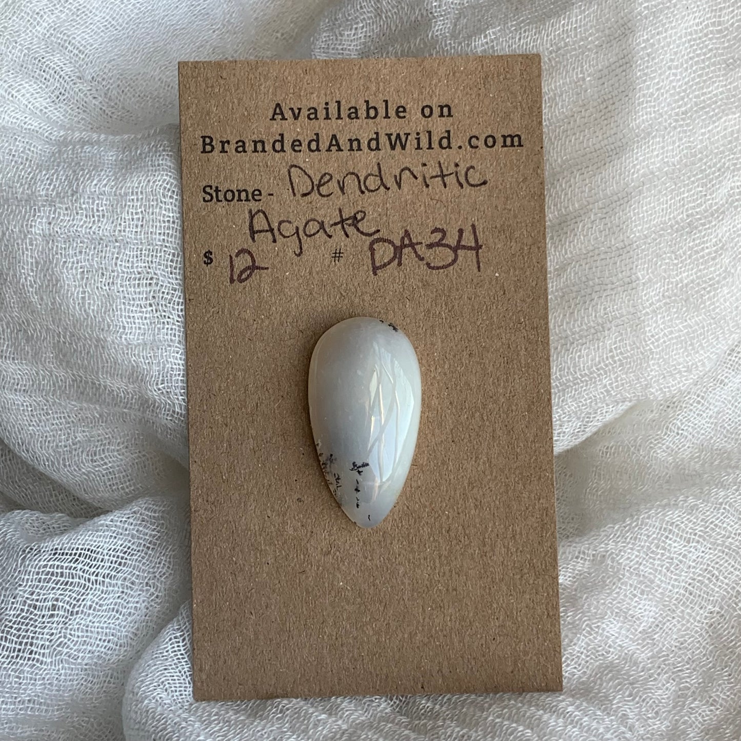 Dendritic Agate Cabochon - DA34