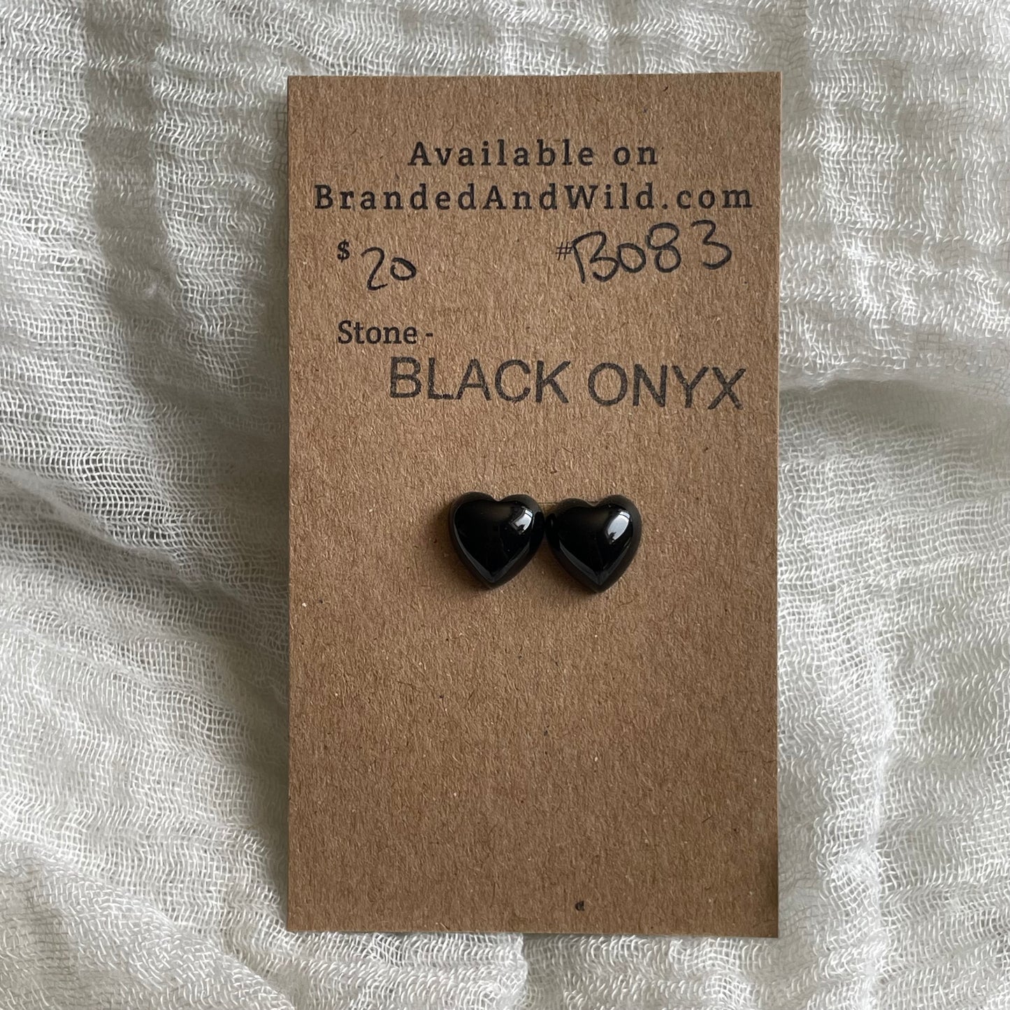 Black Onyx - Cabochon - BO83