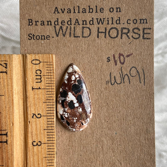Wild Horse Cabochon - WH91 A2B5AB55-1A4D-4B92-9917-08D651B95935 Brandedandwild.com