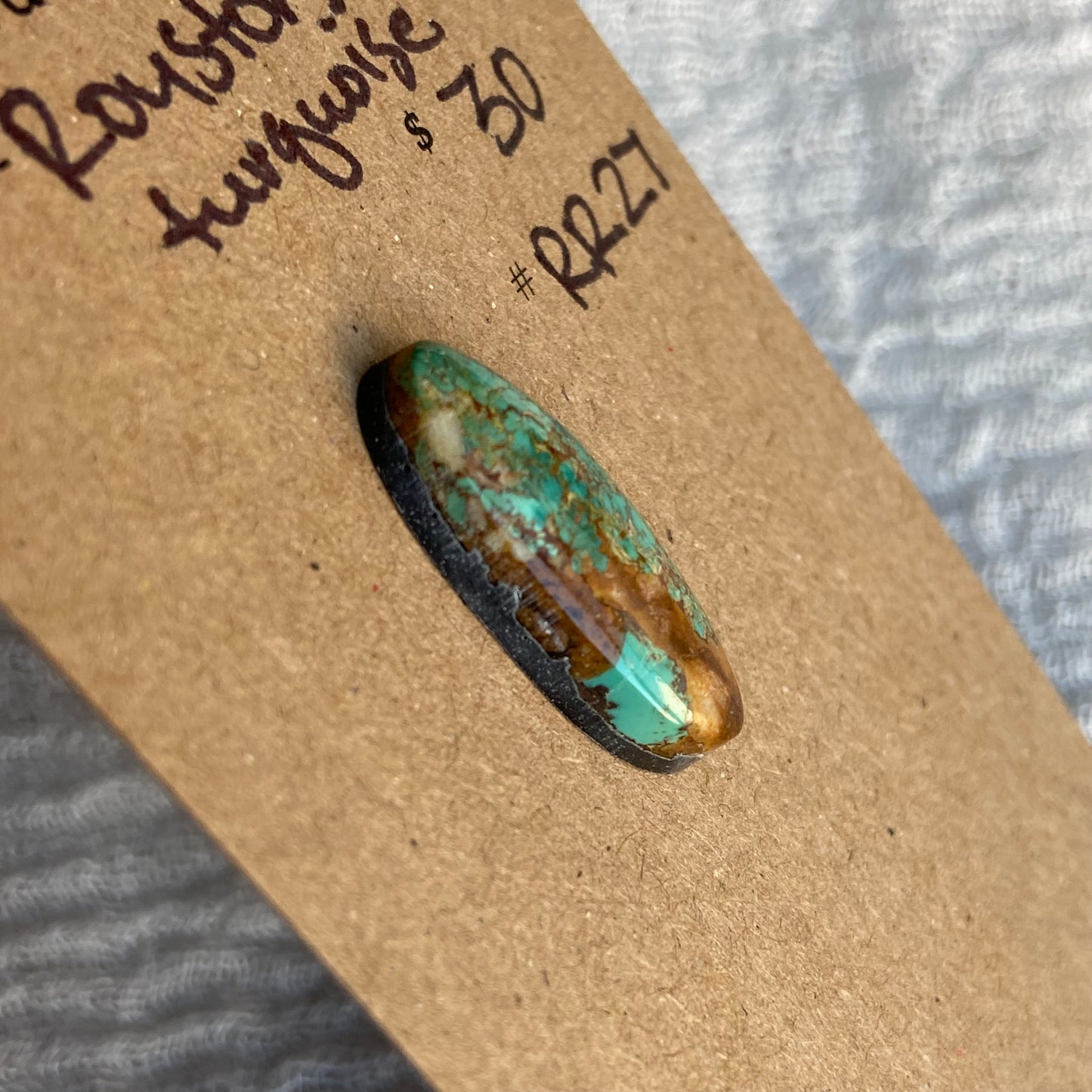 Royston Ribbon Turquoise Cabochon RR27