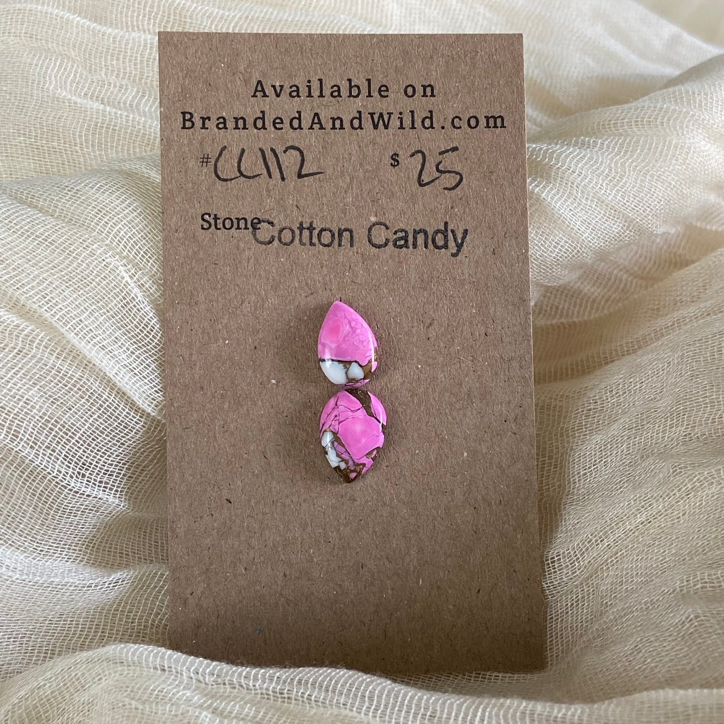 Cotton Candy Cabochon - CC112 A2E028AC-52D3-4053-9EFB-D23DBC2BD22A Brandedandwild.com