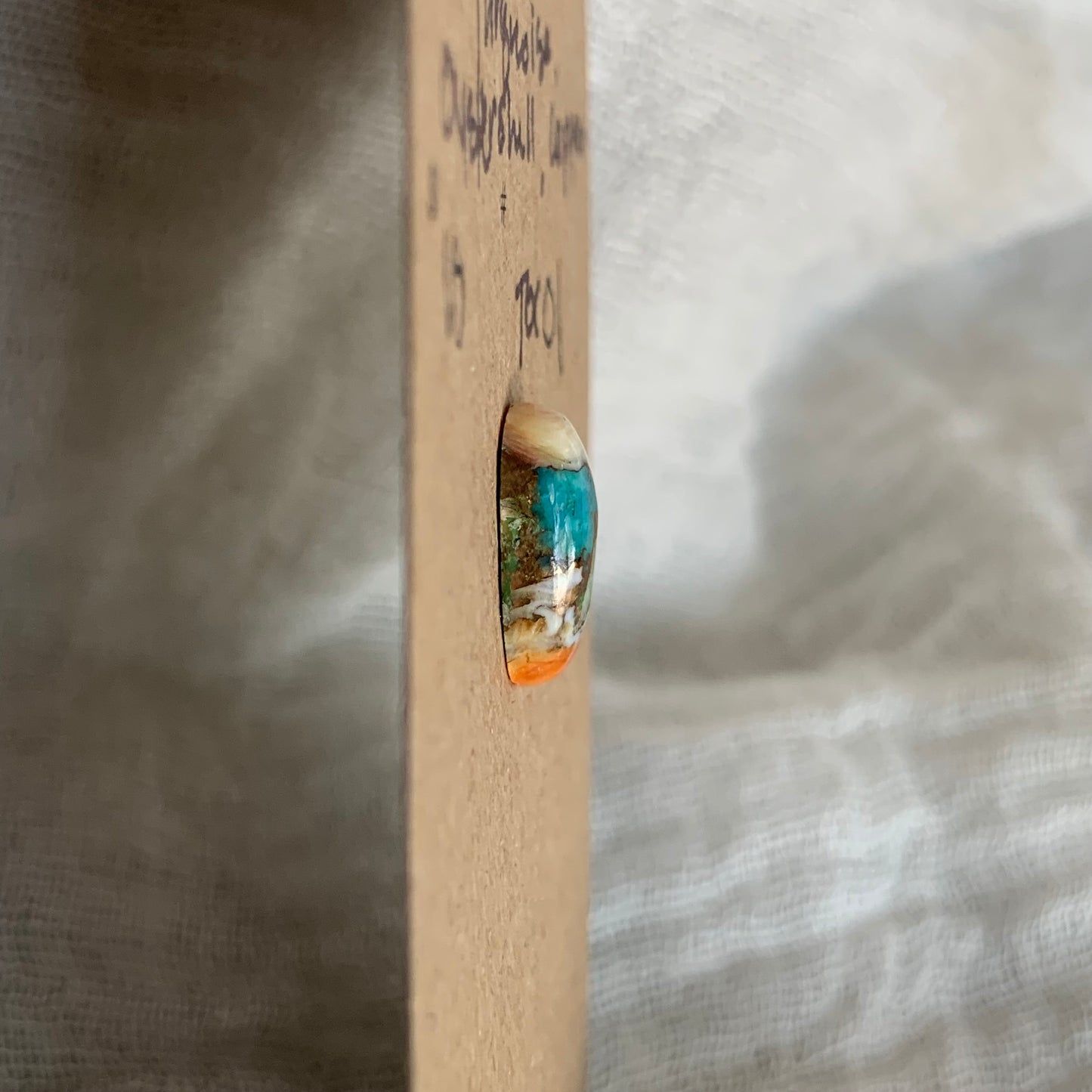 Turquoise, Oystershell, Copper Cabochon - TOC01