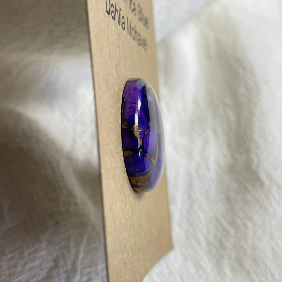 Kingman Ice Blue Dahlia Cabochon - KID67 A2FAD28C-5DB1-47A1-BA5C-622C0DC8B5B7 Brandedandwild.com