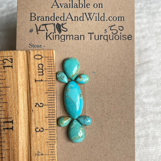 Kingman Turquoise Cabochon - KT115 A30CAB7D-8C65-4E34-9E25-1E6EB689727B Brandedandwild.com