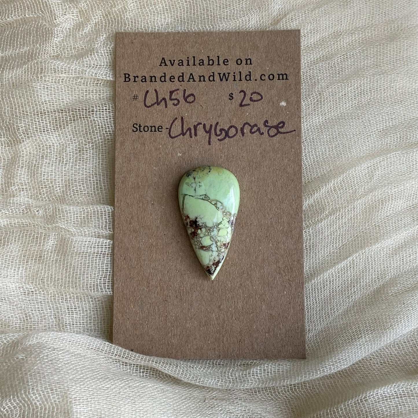 Chrysoprase Cabochon - Ch56