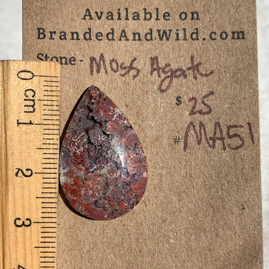 Moss Agate Cabochon- MA51
