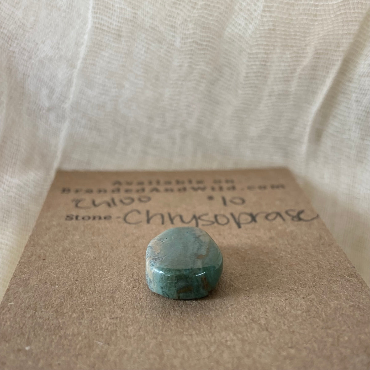 Chrysoprase Cabochon - Ch100 A3258C37-C7A4-44DE-BF31-5DC68DB077C3 Brandedandwild.com