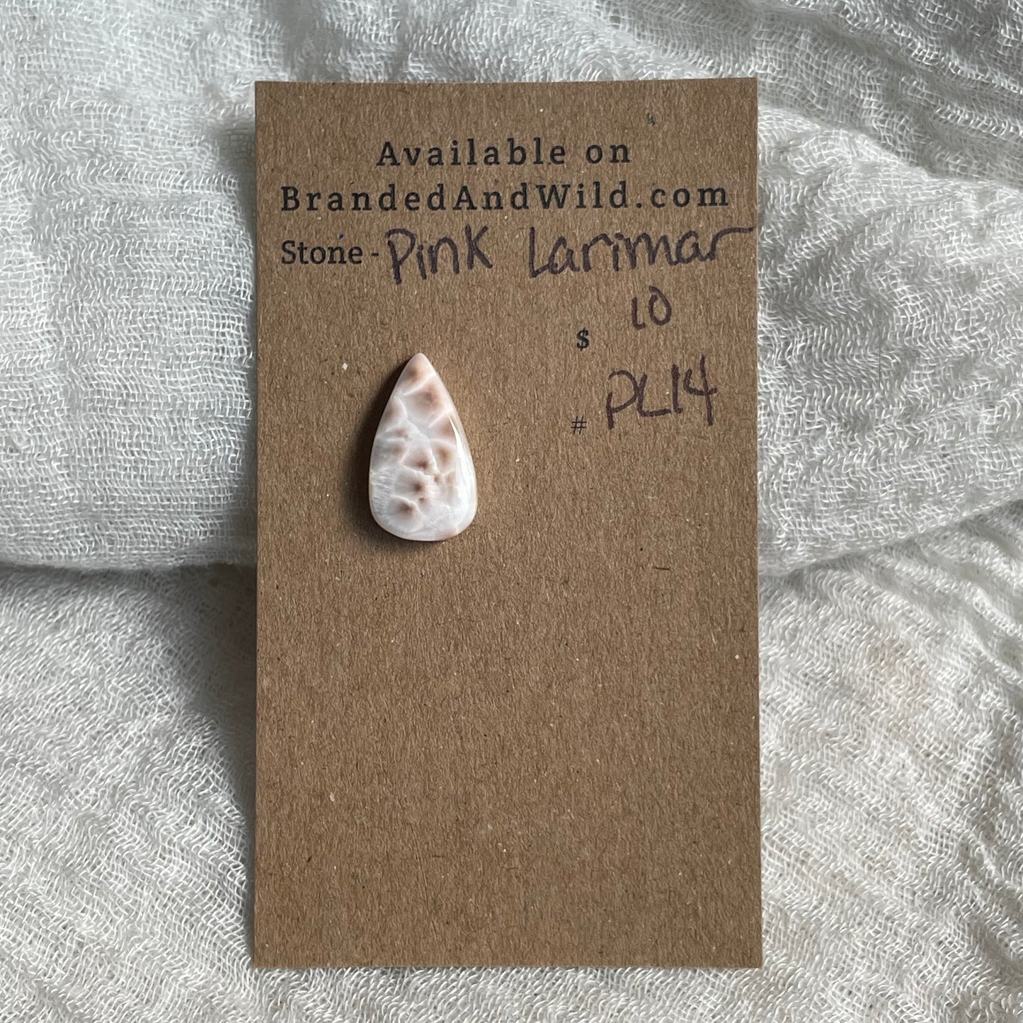 Pink Larimar Cabochon - PL14