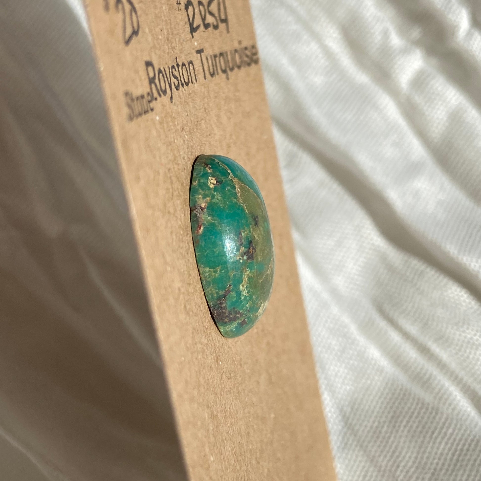 Royston Ribbon Turquoise Cabochon RR54 A3739283-82F8-4A1C-8EF8-EE49B34B7DA1 Brandedandwild.com