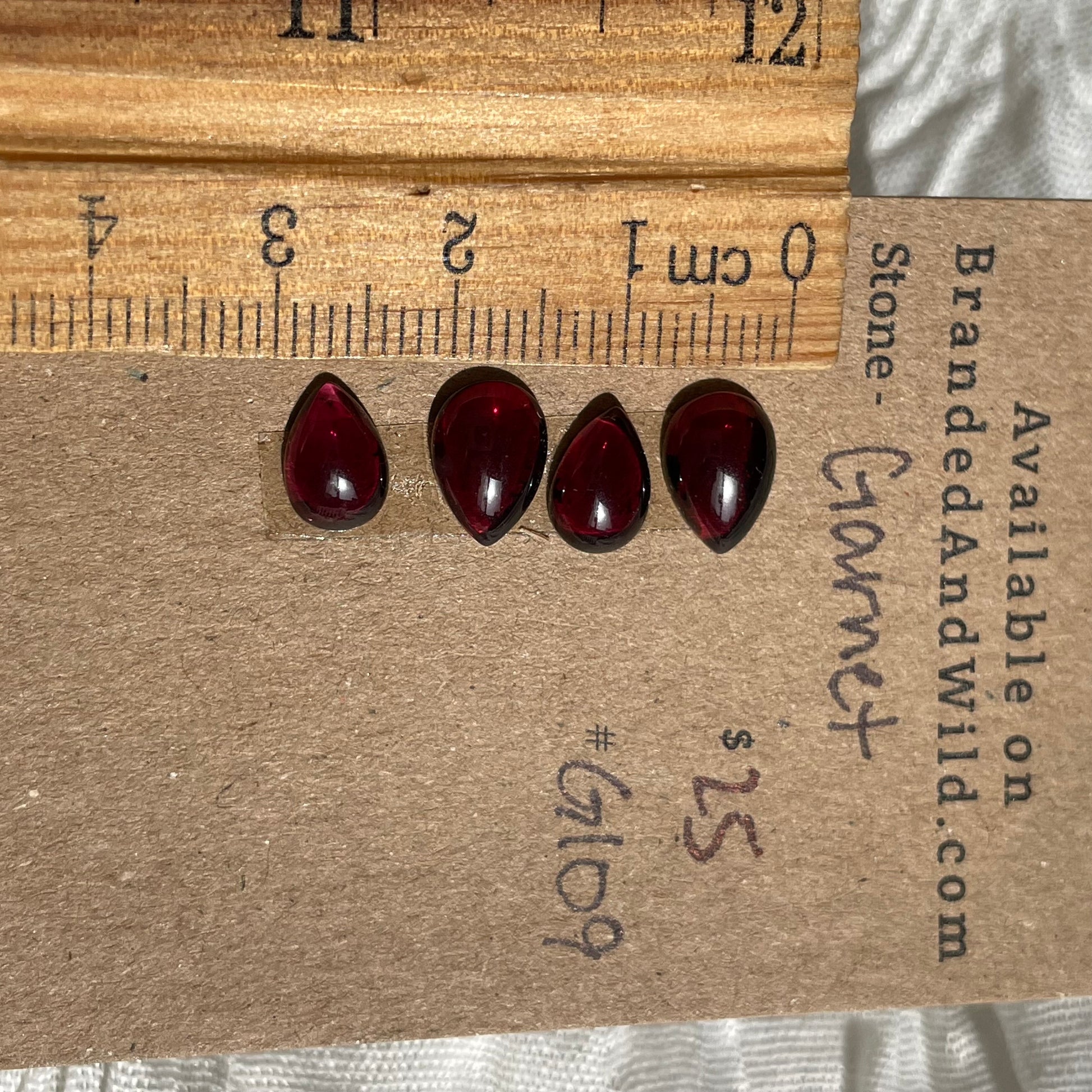 Garnet Cabochon - G109 A37E847E-930B-4560-B751-D0A90BAFCCCD Brandedandwild.com