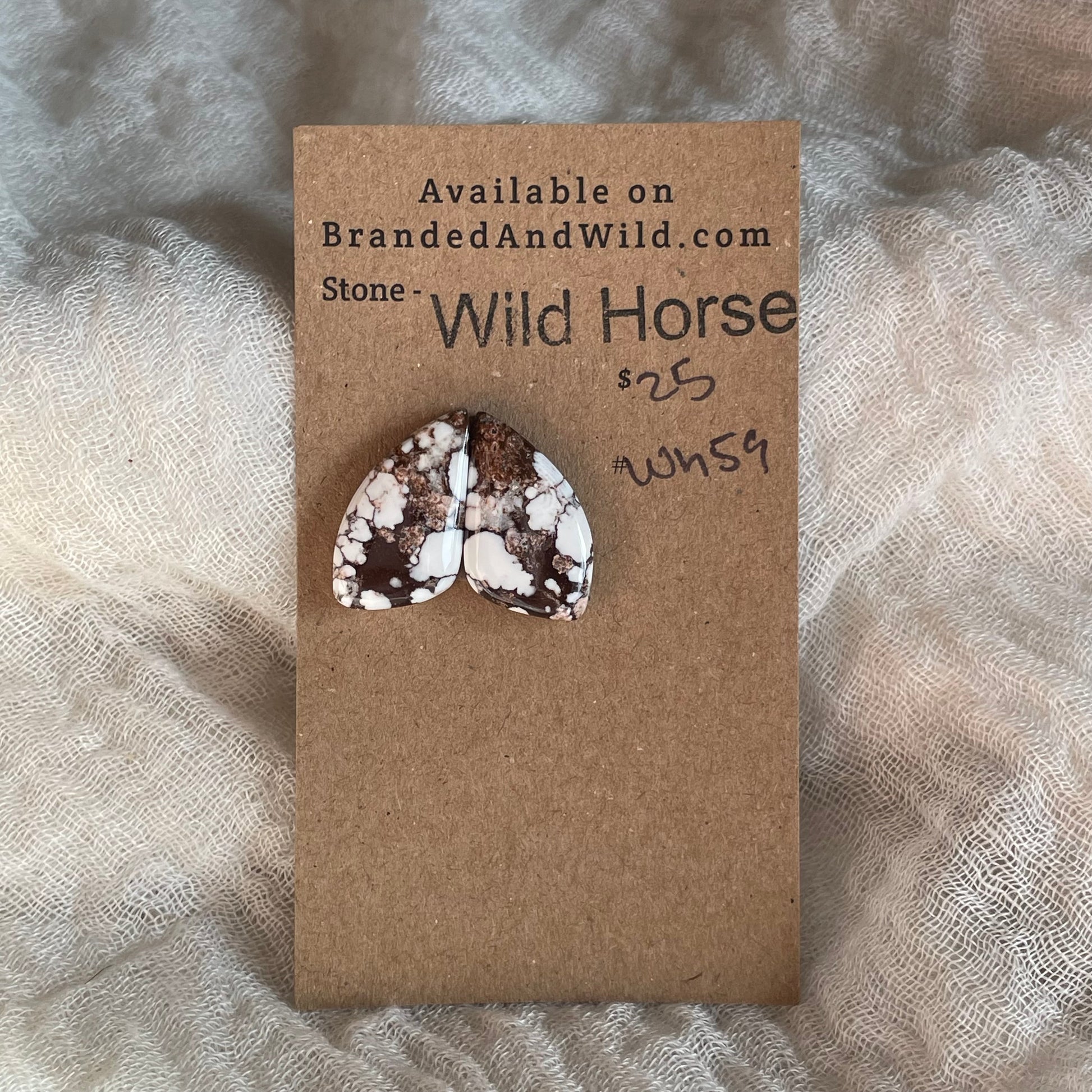 Wild Horse Cabochon - WH59 A3F52656-2B52-4DA9-B14E-C79AD580C382 Brandedandwild.com